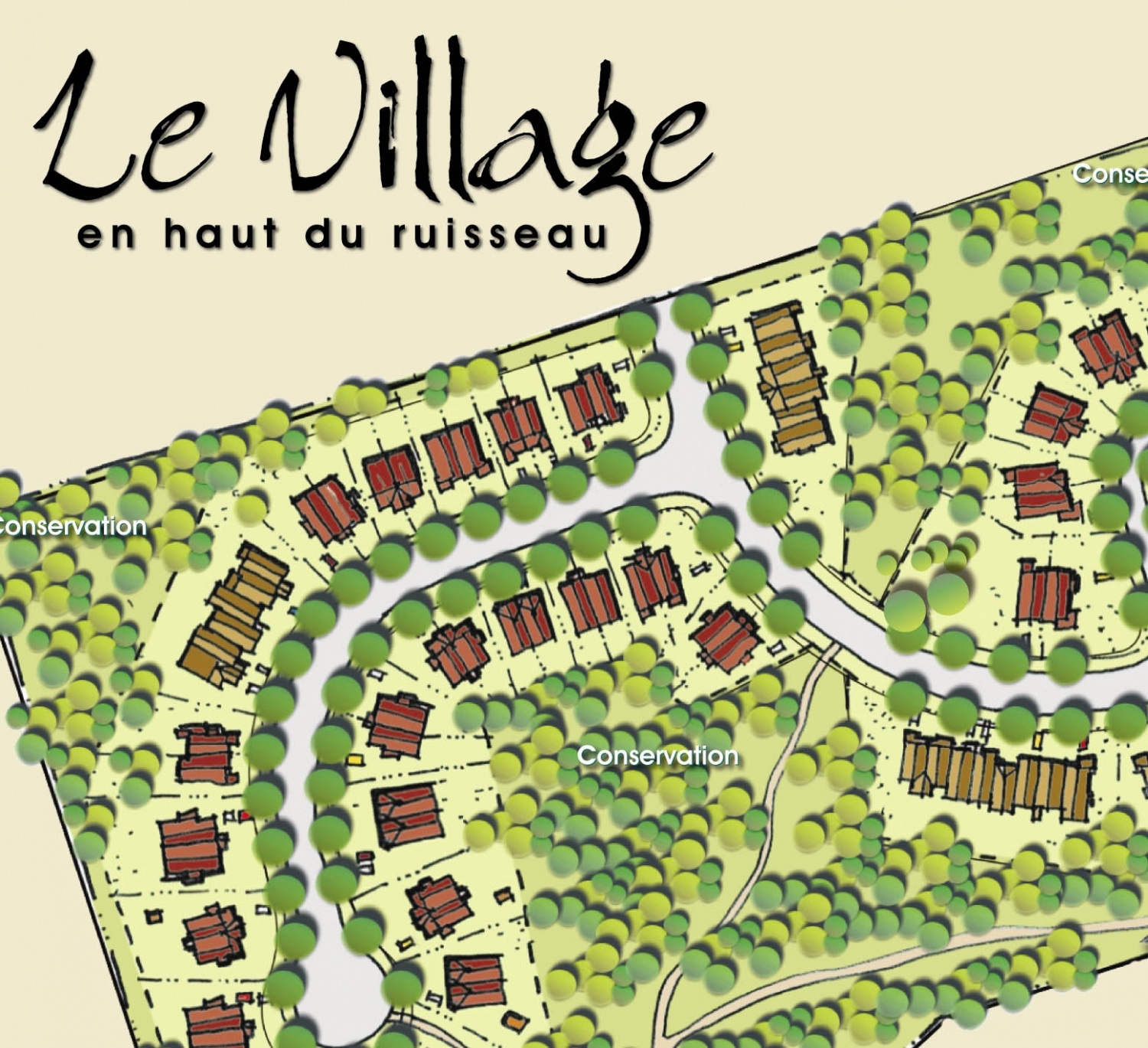 Le village en haut du ruisseau à Dieppe Répertoire de l'OUQ